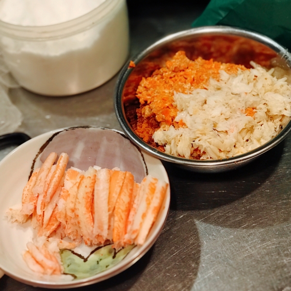 香箱蟹　仕込完了